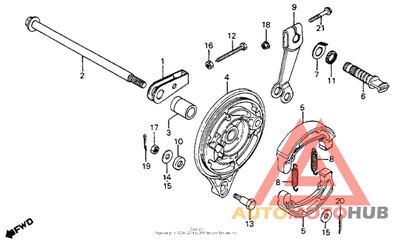 Задний тормоз
