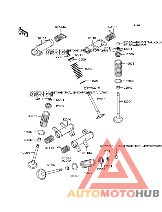 Rocker arms/valves