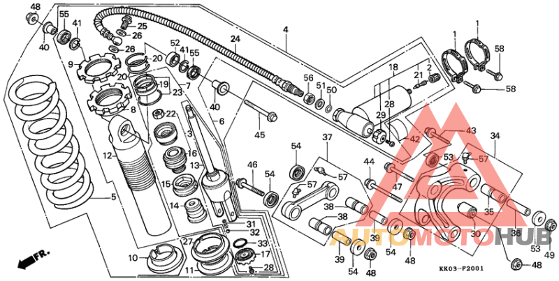 Rear cushion