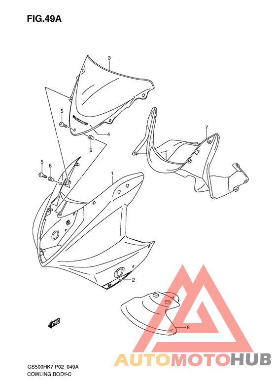 Cowling body