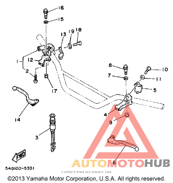 Handle switch - lever