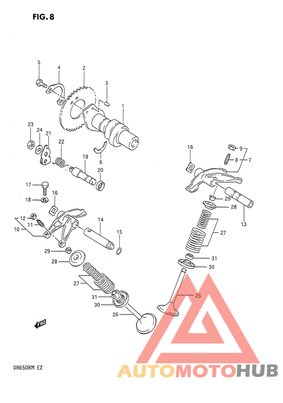 Распределительный вал-клапаны