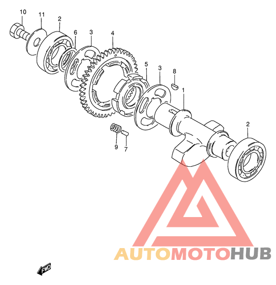 Балансир кривошипа
