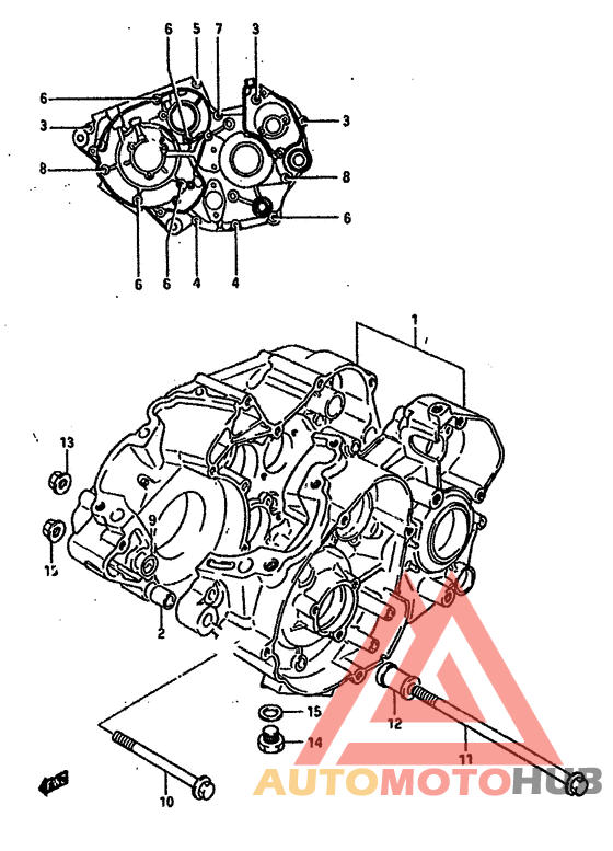 Картер двигателя