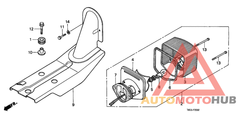 Taillight unit ass`y