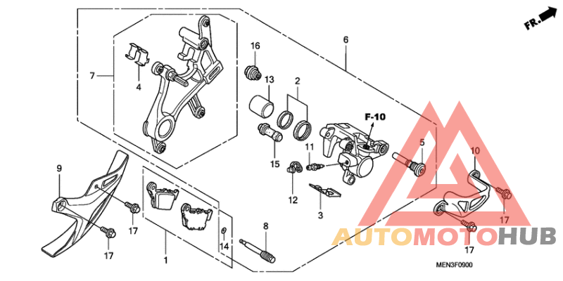 Задний суппорт