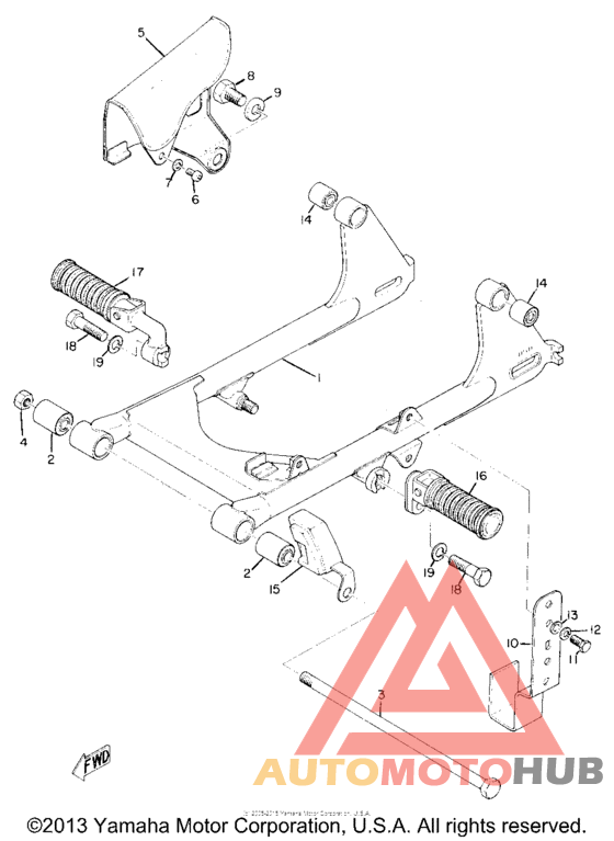 Rear arm & chain case