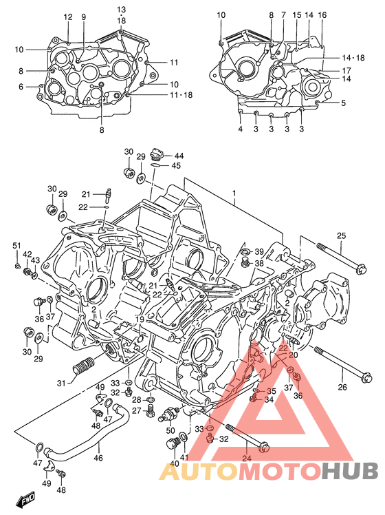 Картер двигателя
