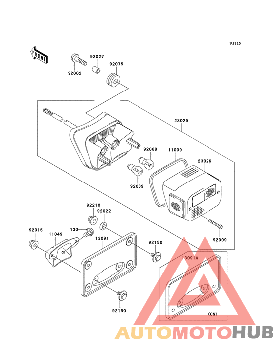Taillight unit ass`y