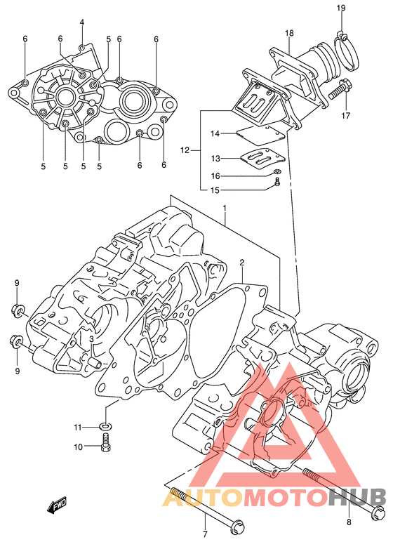 Картер двигателя