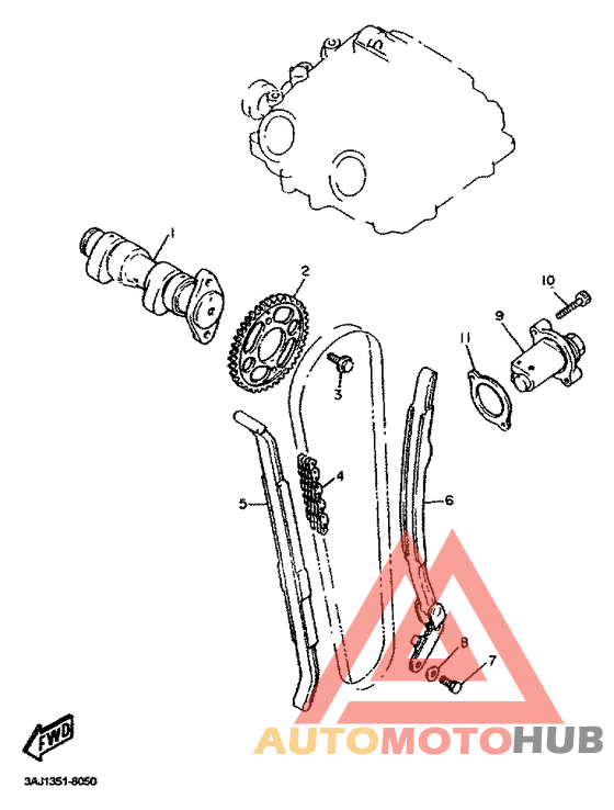 Camshaft. chain