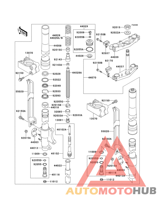 Front fork(1/2)