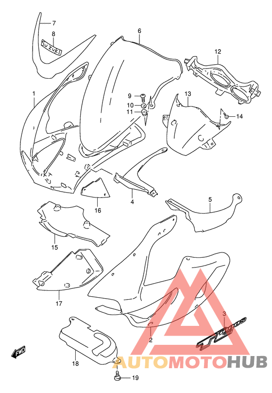 Cowling body
