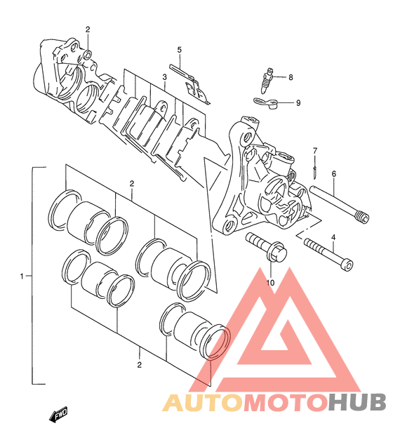 Передний суппорт