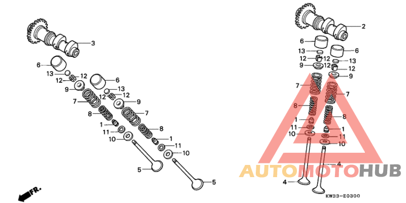 Распред вал/клапана