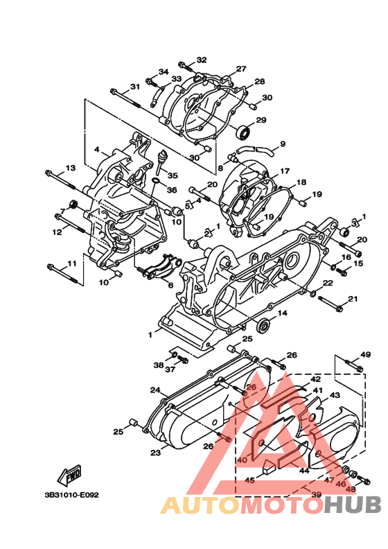 Картер двигателя