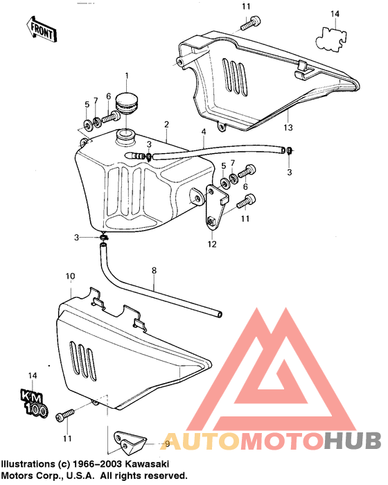 Side covers/oil tank