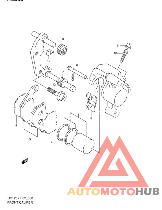 Передний суппорт
