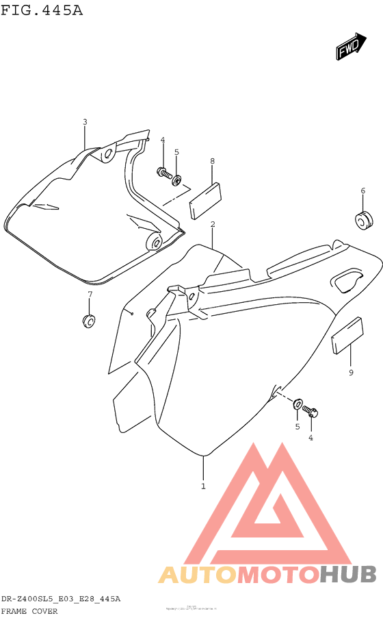 Frame Cover (Dr-Z400Sl5 E03)
