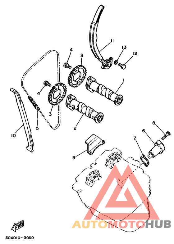 Camshaft. chain