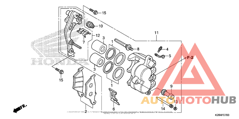 Передний суппорт