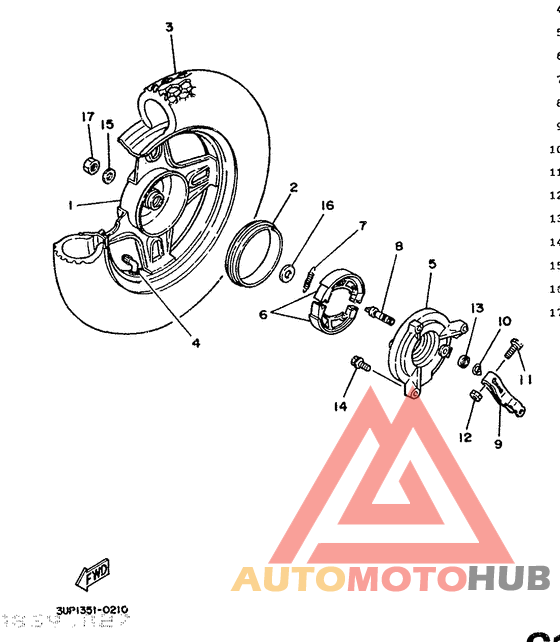 Переднее колесо