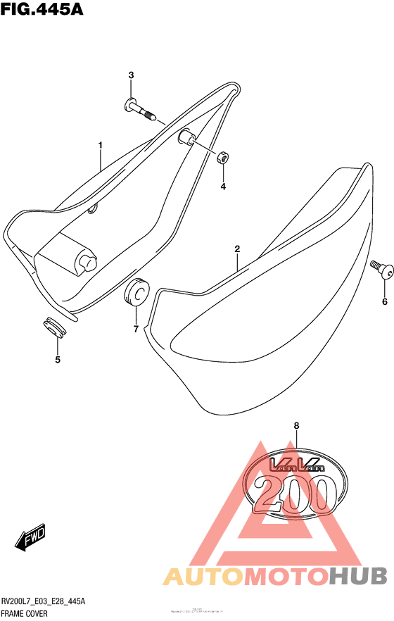 Обтекатель рамы
