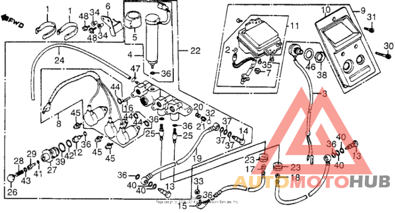 Gl1200l air distributor