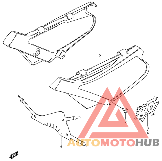 Обтекатель задний
