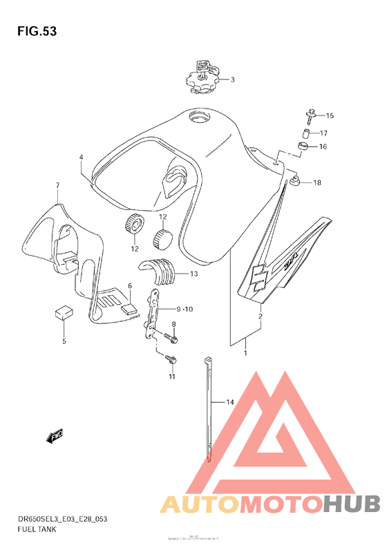 Fuel Tank (Dr650Sel3 E28)
