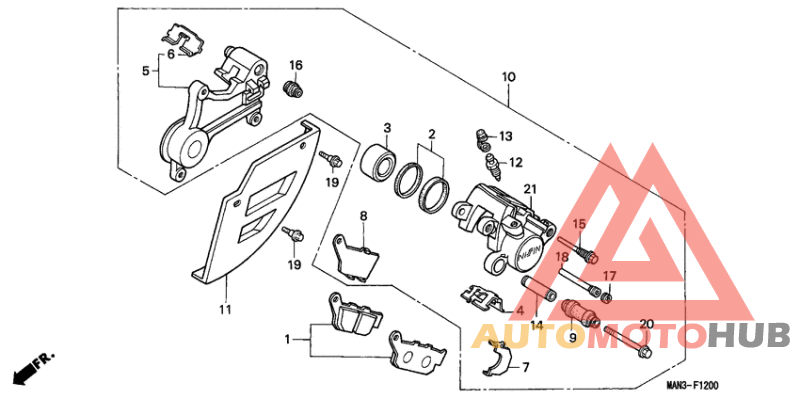 Задний суппорт