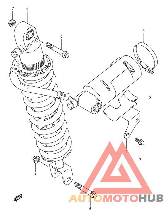 Задние амортизаторы