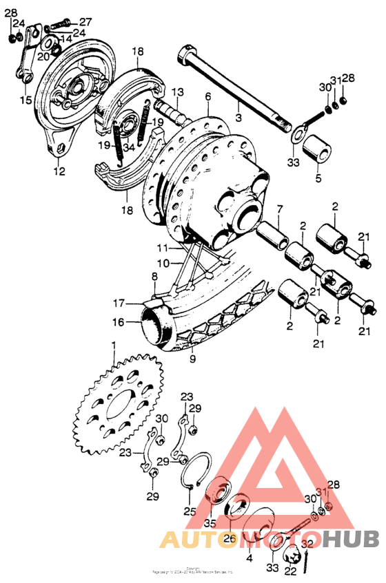 Переднее колесо