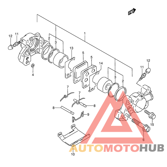 Задний суппорт