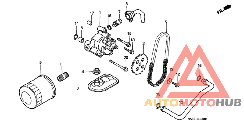 Oil filter/oil pump