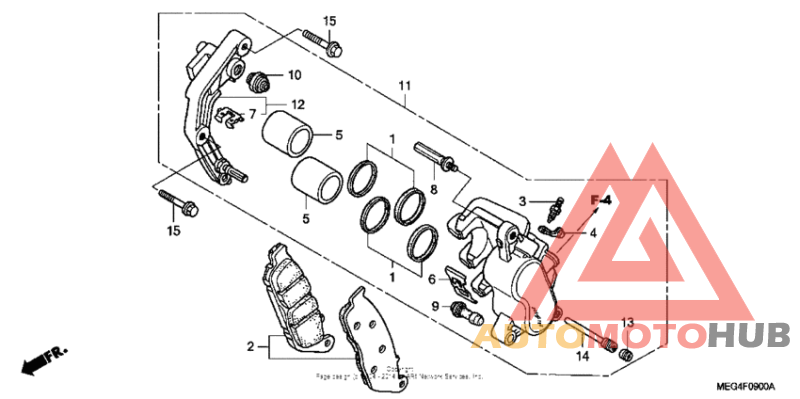 Передний суппорт