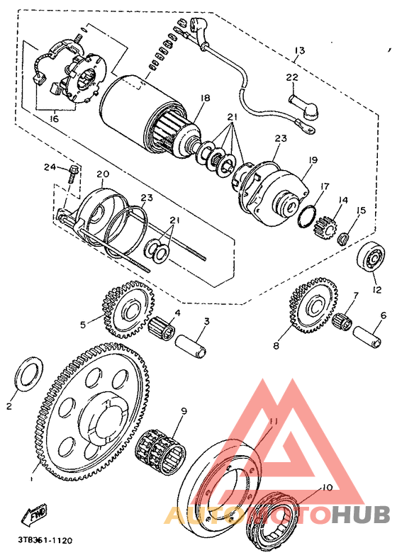 Муфта стартера
