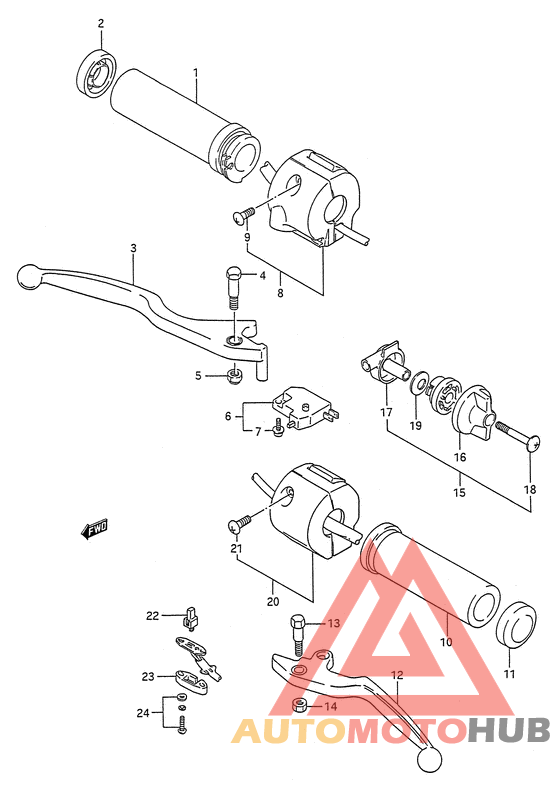 Рулевой переключатель