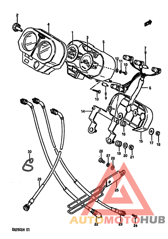 Speedometer-tachometer
