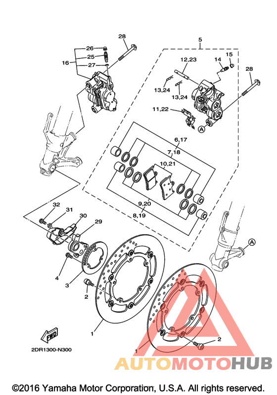 Передний суппорт