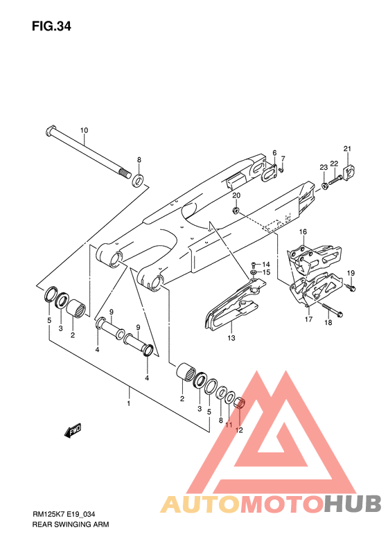 Маятник задний