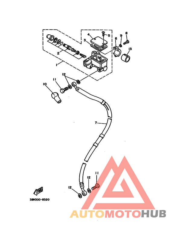 Front faster cylinder
