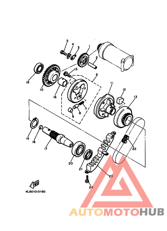 Starter clutch outer assy