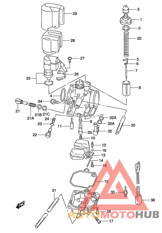 Carburetor assy