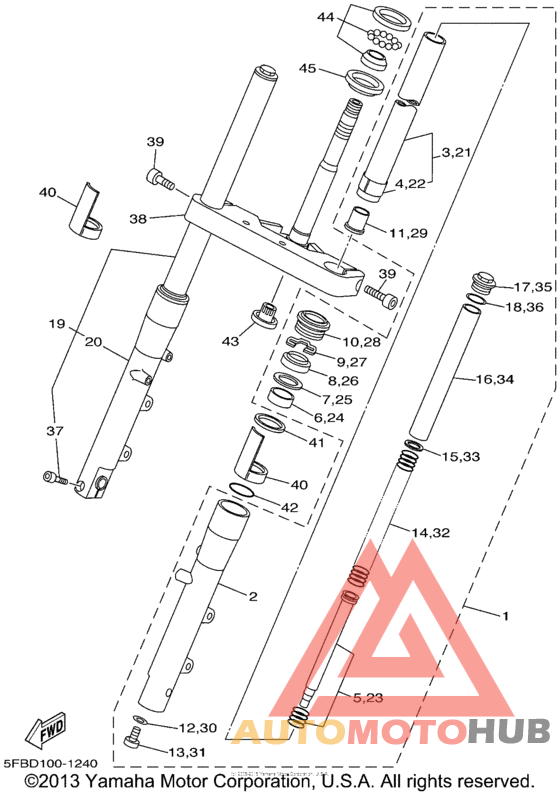 Передняя вилка