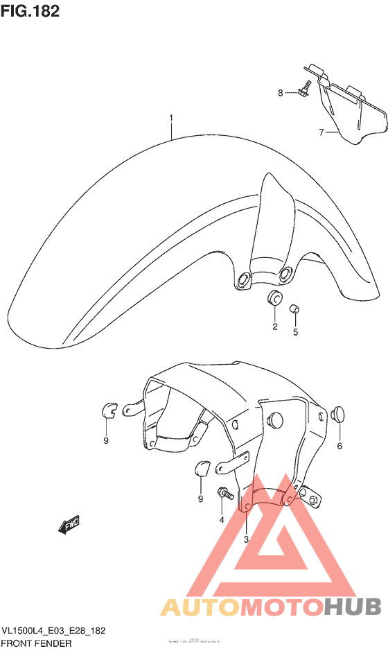 Front Fender (Vl1500Bl4 E03)