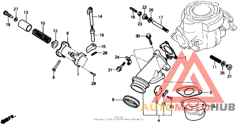 Exhaust manifold 85