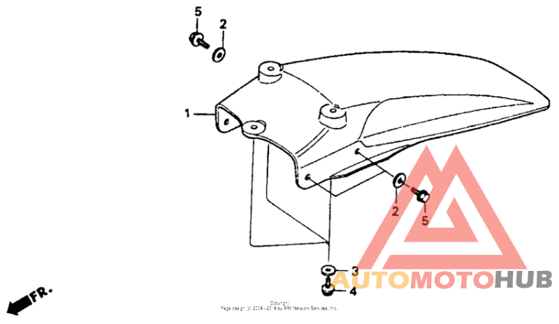 Задний бампер