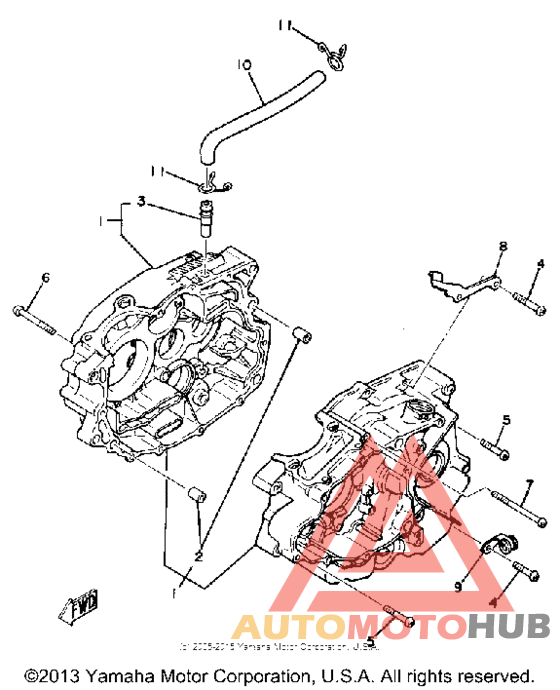 Картер двигателя