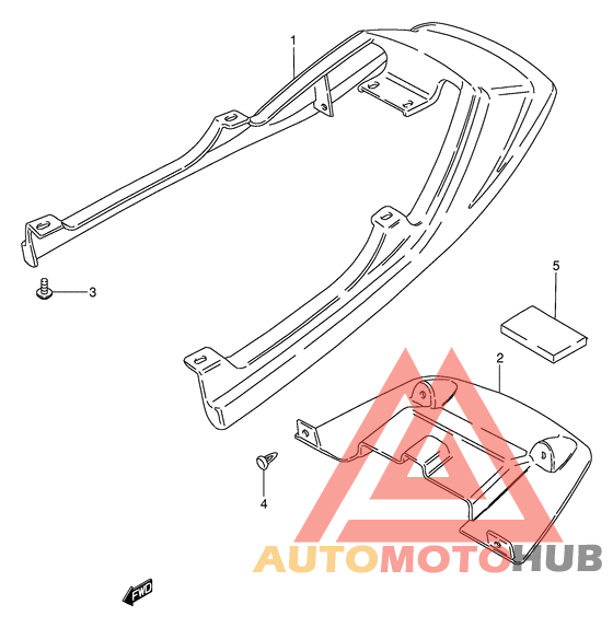Обтекатель сидения